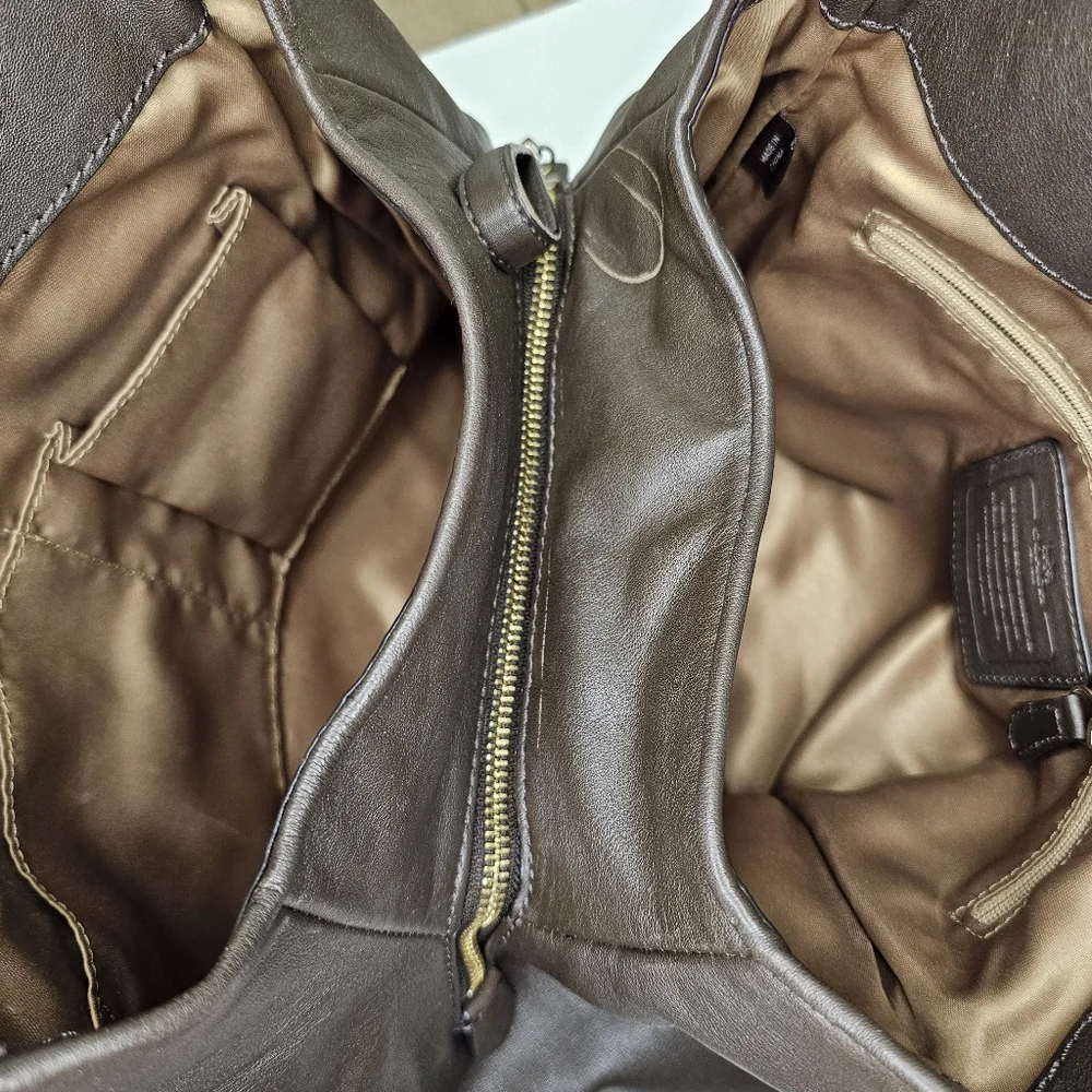 Coach Madison Phoebe Monogram Tote Brown - Picture 11 of 13